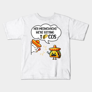 Funny Taco And Cat Meme Kids T-Shirt